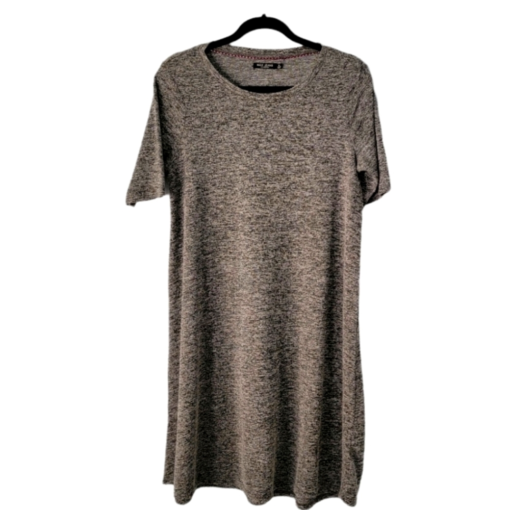 Max Jeans Grey Shirt Dress M